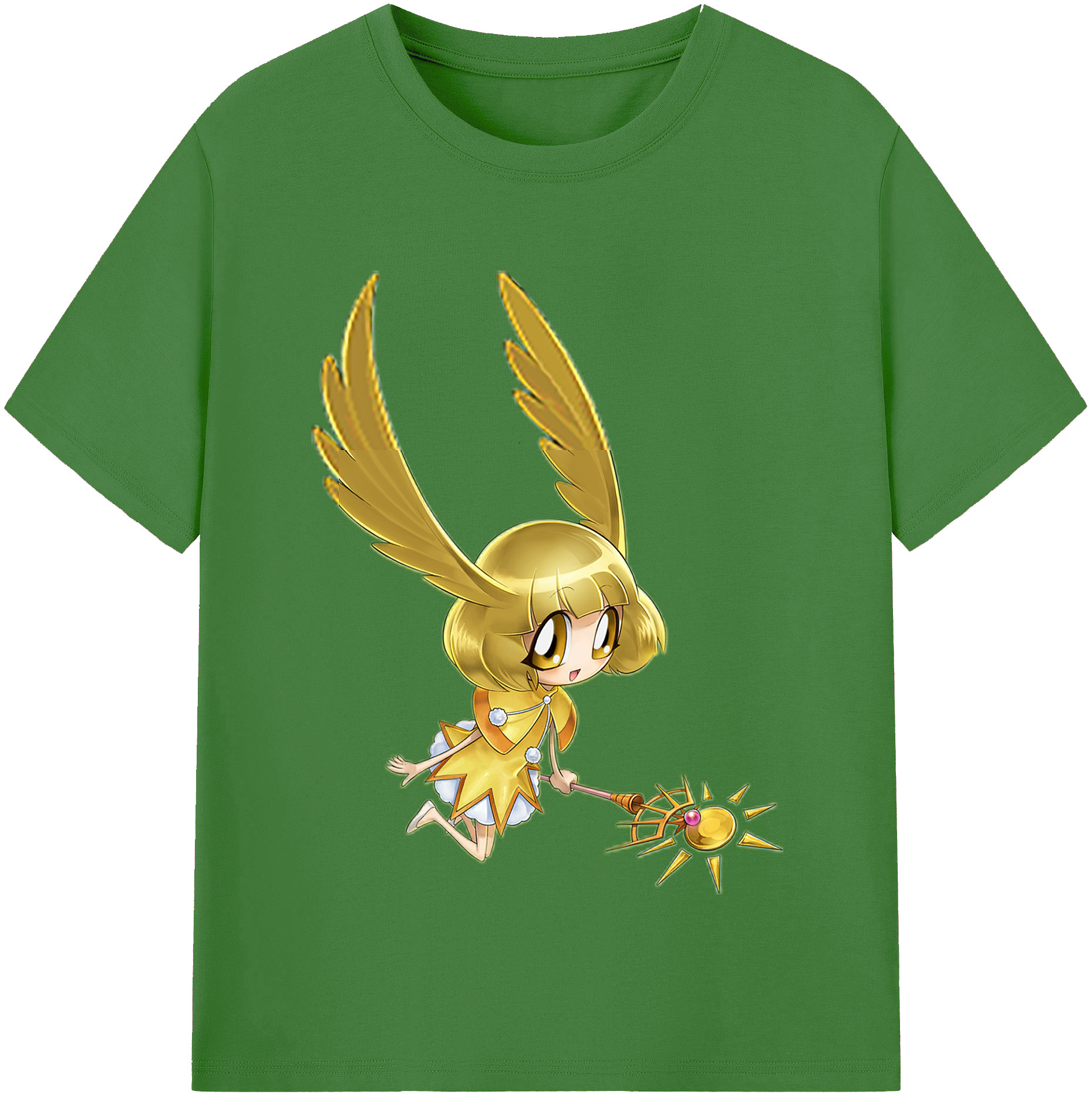 （画像用） 遊☆戯☆王 Yu-Gi-Oh! レディースカジュアルプリントTシャツ（綿100％）